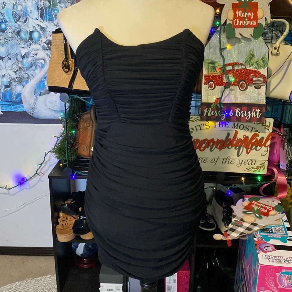 SHEIN sxy little black dress